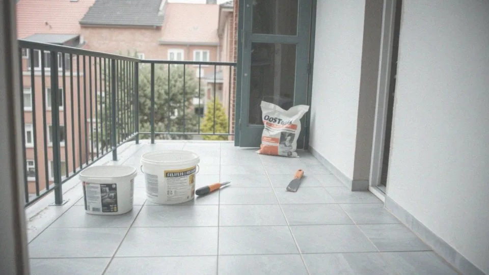 Jak przebiega ostatni krok wykończenia balkonu — ułożenie płytek?