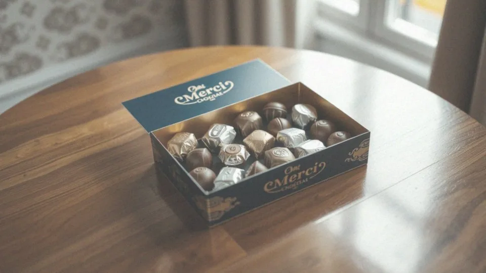 Co znajduje się w bombonierze czekoladek Merci?