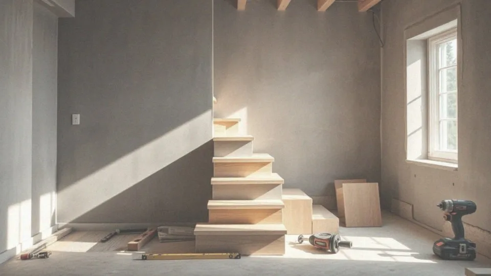 Jakie usługi są wliczone w cenę schodów drewnianych na beton?