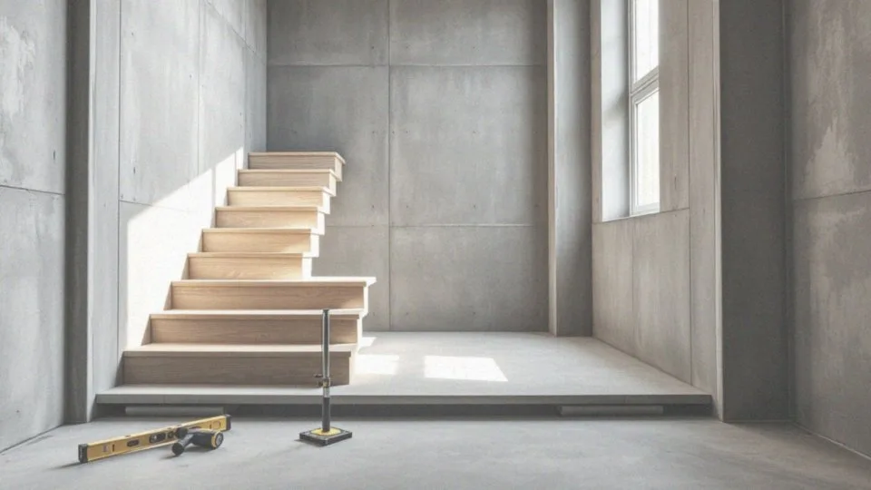 Ile kosztuje montaż schodów drewnianych na beton?