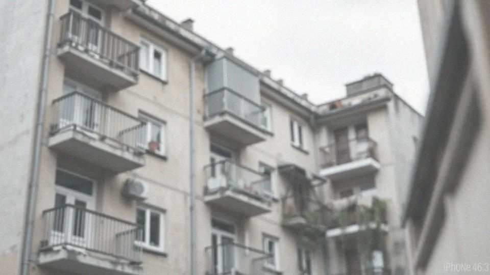 Co symbolizuje widok, jak ktoś spada z balkonu?