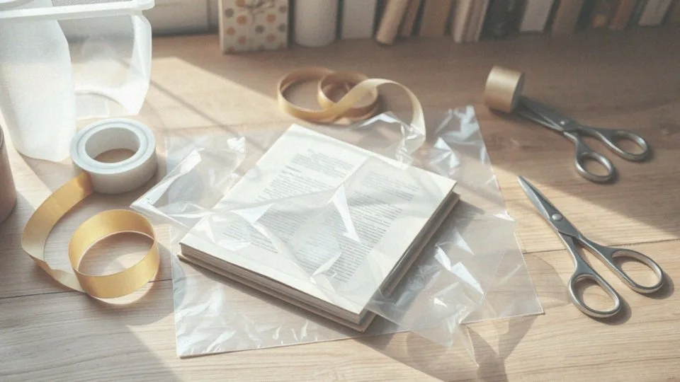 Jak owinąć książkę w celofan?
