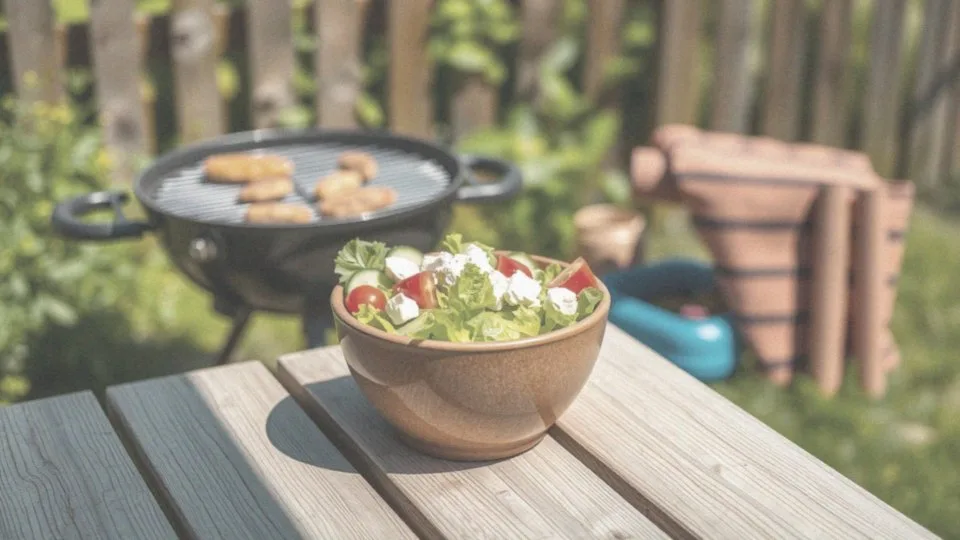 Dlaczego sałatka z sałaty lodowej i fety jest idealna na letnie grillowanie?