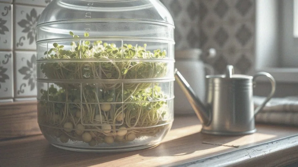 Jak często podlewać kiełki w kiełkownicy?