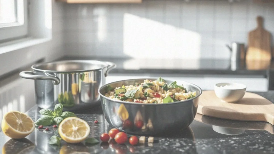 Jakie są pomysły na szybki obiad z makaronem orzo?