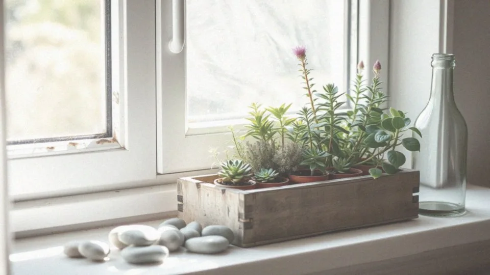 W jaki sposób możemy kreatywnie zaaranżować parapet?