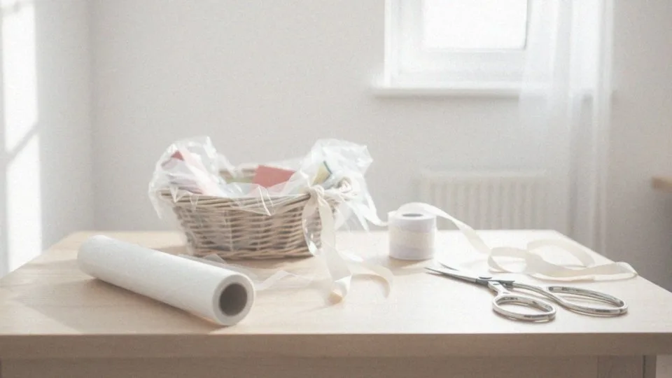 Jak przygotować celofan do pakowania?