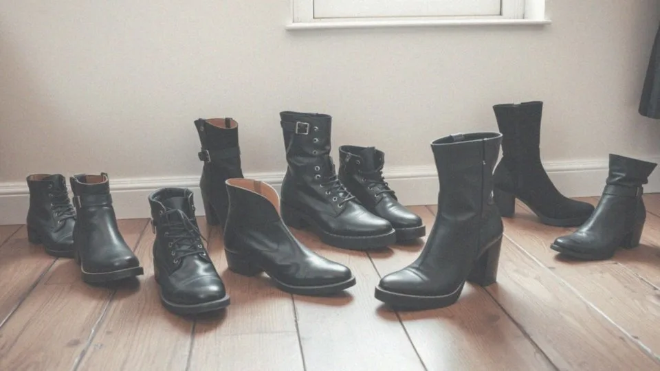 Jakie różne style botków czarnych?