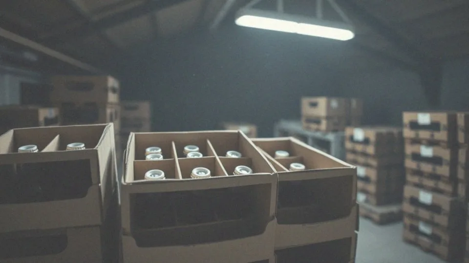 Jakie przegródki i dystansowe kratki są używane w kartonach na piwo?