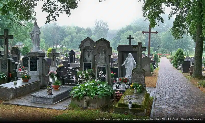 Cmentarz przy parafii Wniebowzięcia Najświętszej Maryi Panny w Kartuzach