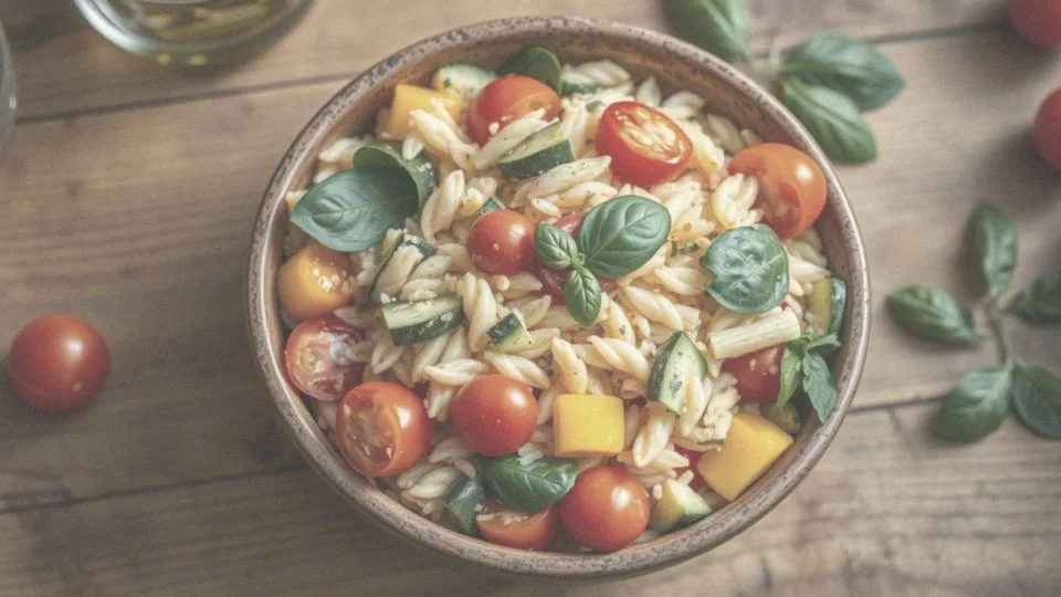 Makaron orzo z warzywami – prosty przepis na zdrowy obiad